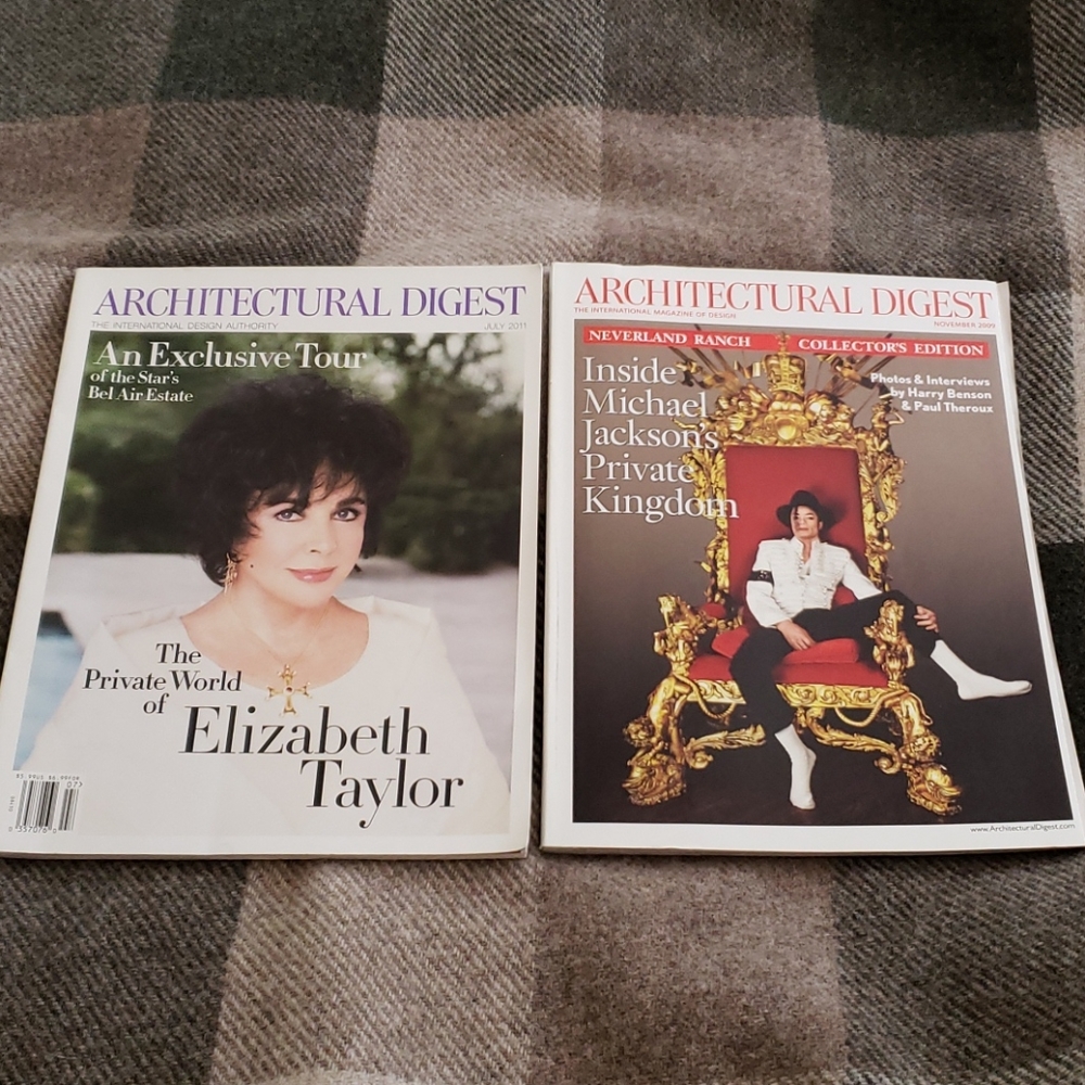 Architectural Digest-Two Collectible Issues